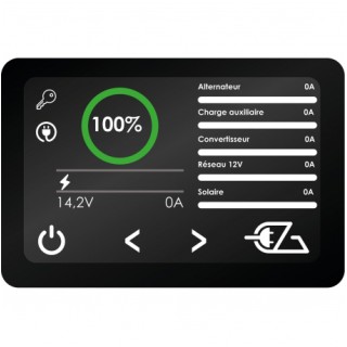 1 - Pantalla de control remoto Eza para batería de litio